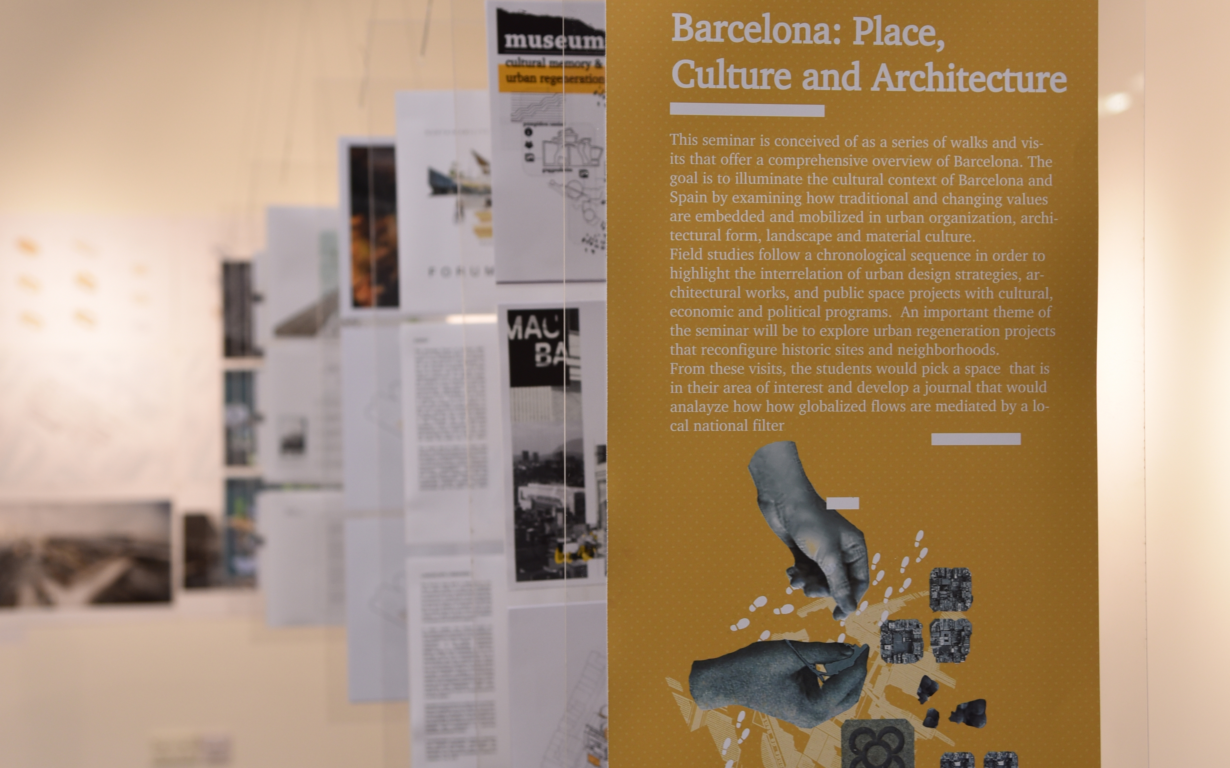 Exhibition unveils a successful semester abroad in Barcelona American