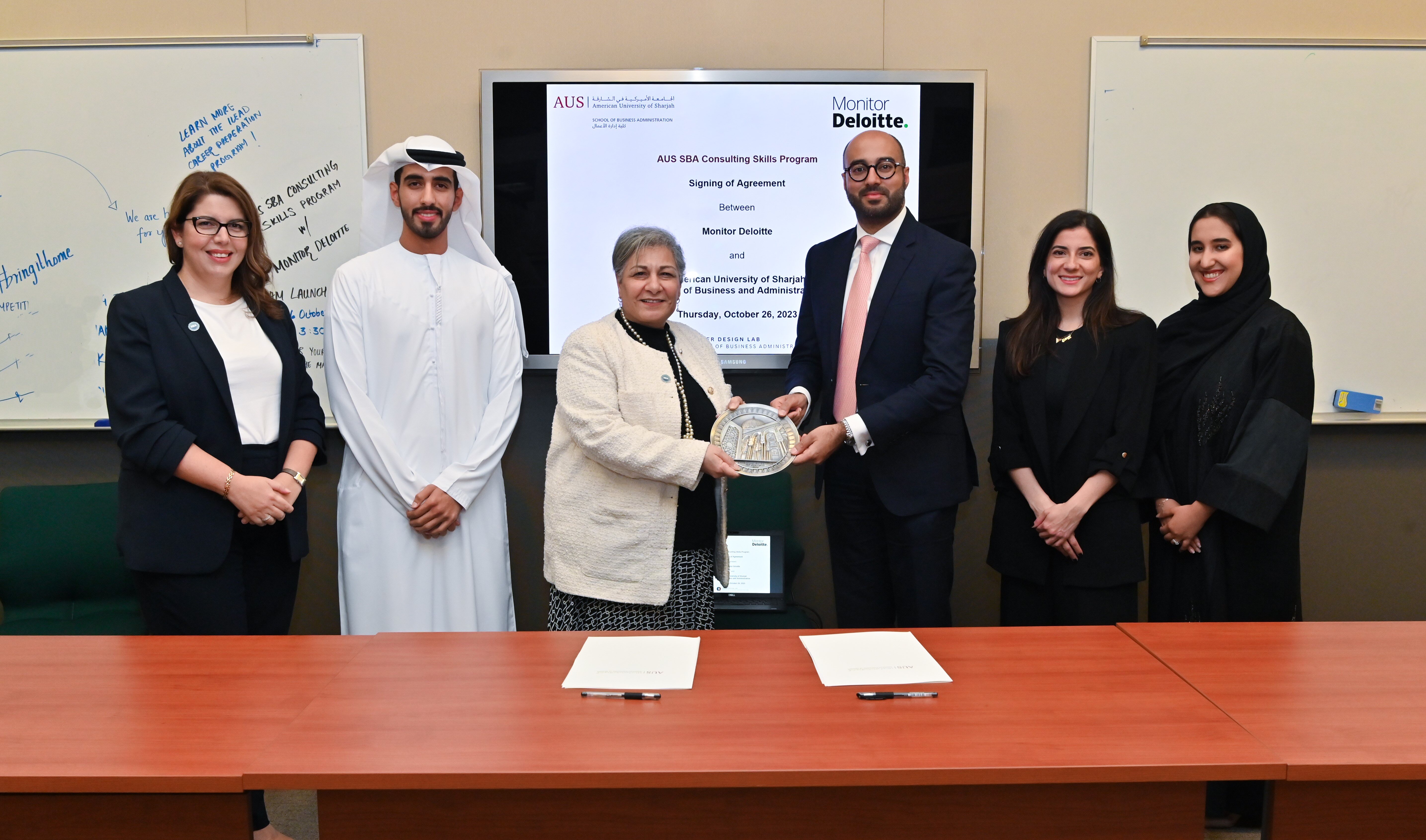 AUS SBA and Monitor Deloitte collaborate to equip students with indemand consulting skills