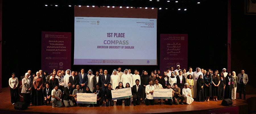 AUS Students Win First Place At Sharjah Tourism Innovation Hackathon